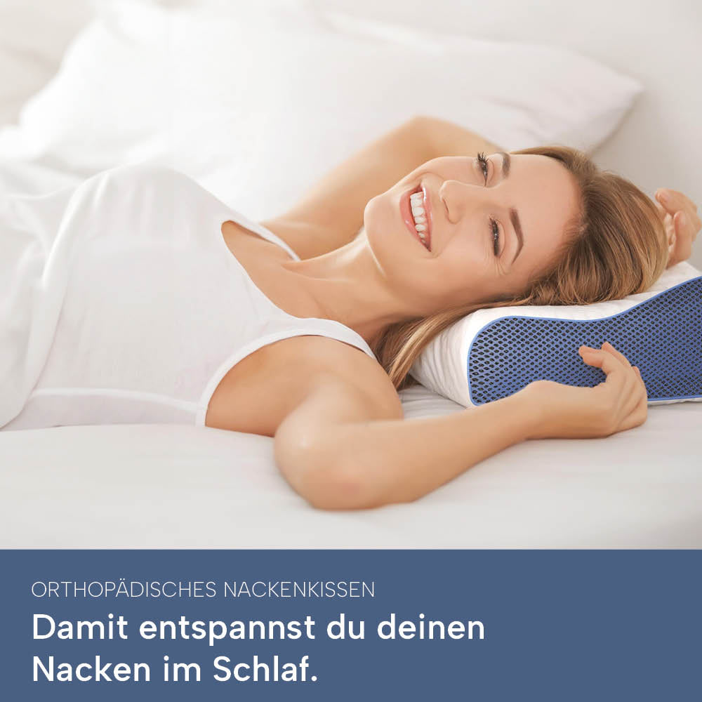 Orthopädisches Nackenkissen »ERGO VARIO«, Memory Foam, für beste Nackenunterstützung, zertifiziert vom Institut für Gesundheit & Ergonimie