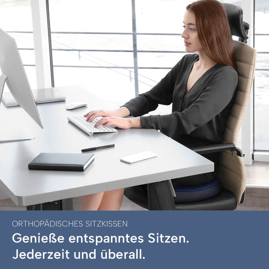 Orthopädisches Sitzkissen »RELIEF«, Memory Foam, für gesundes und ergonomisches Sitzen