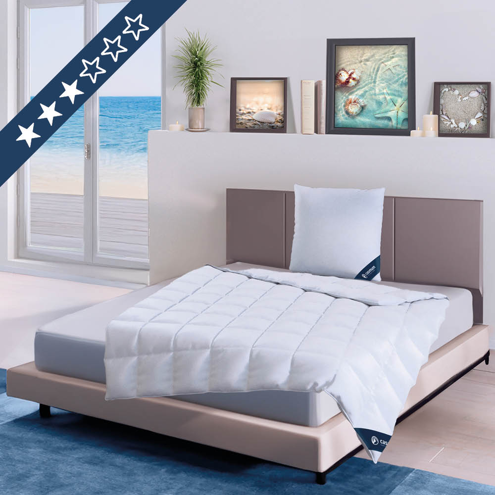 Sommerdaunendecke »COMFORT« – 60% Daunen, 40% Federn, Klasse 1, Downpass, hergestellt in Deutschland