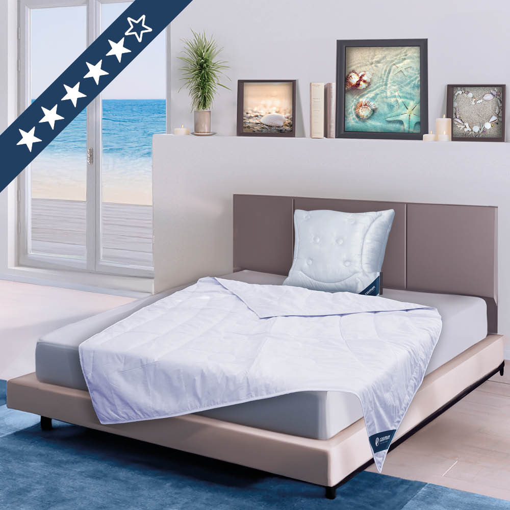 Sommer Kamelhaardecke »LUXUS« – 100% Kamelhaar