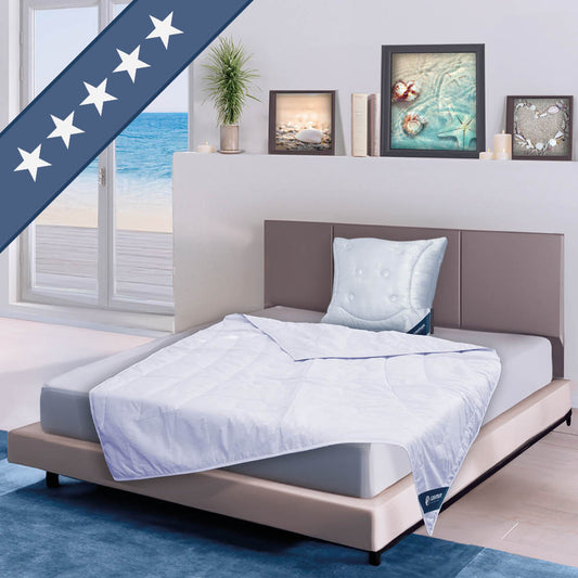 Sommer Kamelhaardecke »LUXUS« – 100% Kamelhaar