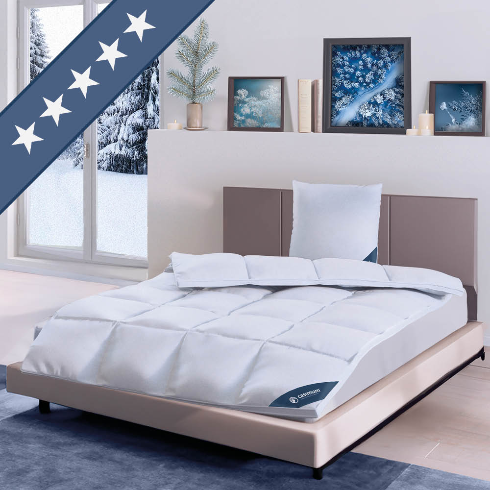 Winterdaunendecke »LUXUS« – Polarwarm, 100% Daunen