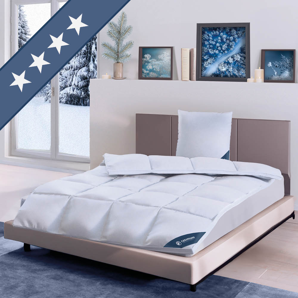 Winterdaunendecke »PREMIUM« – Polarwarm, 90% Daunen, 10% Federn