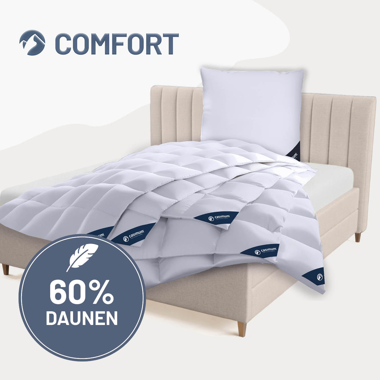 Daunendecke »COMFORT« – 60% Daunen, 40% Federn