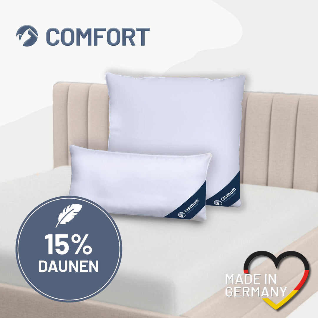 Feder- und Daunenkissen »COMFORT« – 85% Federn, 15% Daunen