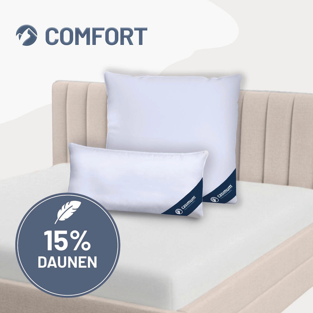 Feder- und Daunenkissen »COMFORT« – 85% Federn, 15% Daunen