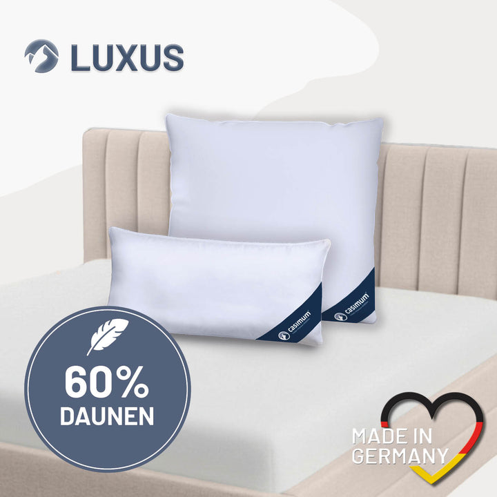 Daunen- und Federkissen »LUXUS« – 60% Daunen, 40% Federn