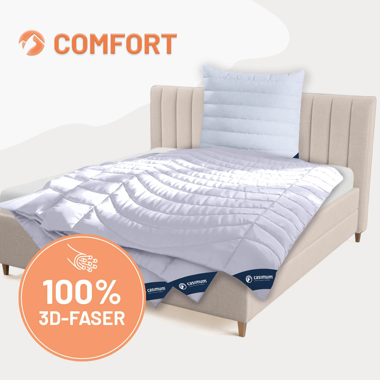 Faserdecke »COMFORT« – 100% Polyester