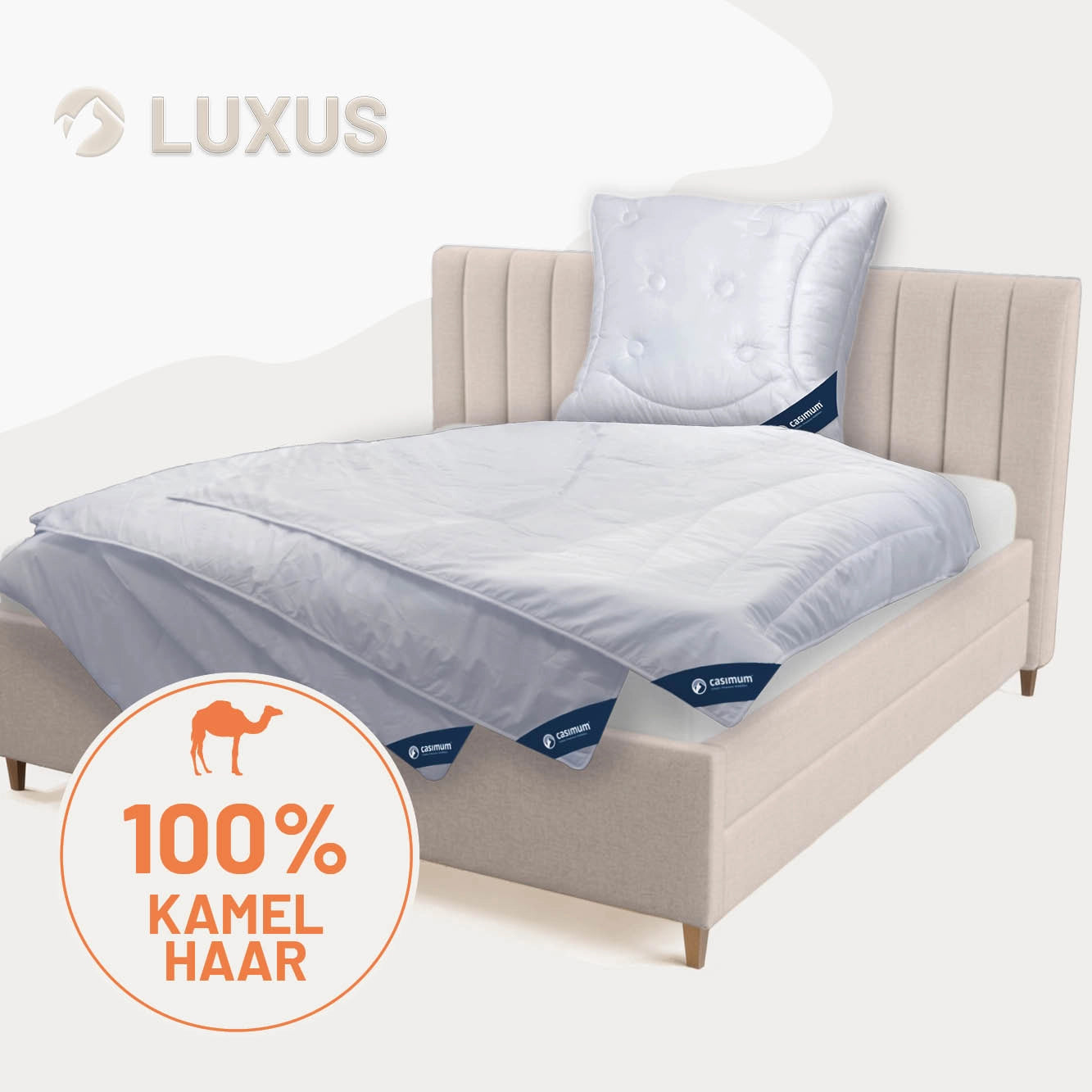 Kamelhaardecke »LUXUS« – 100% Kamelhaar