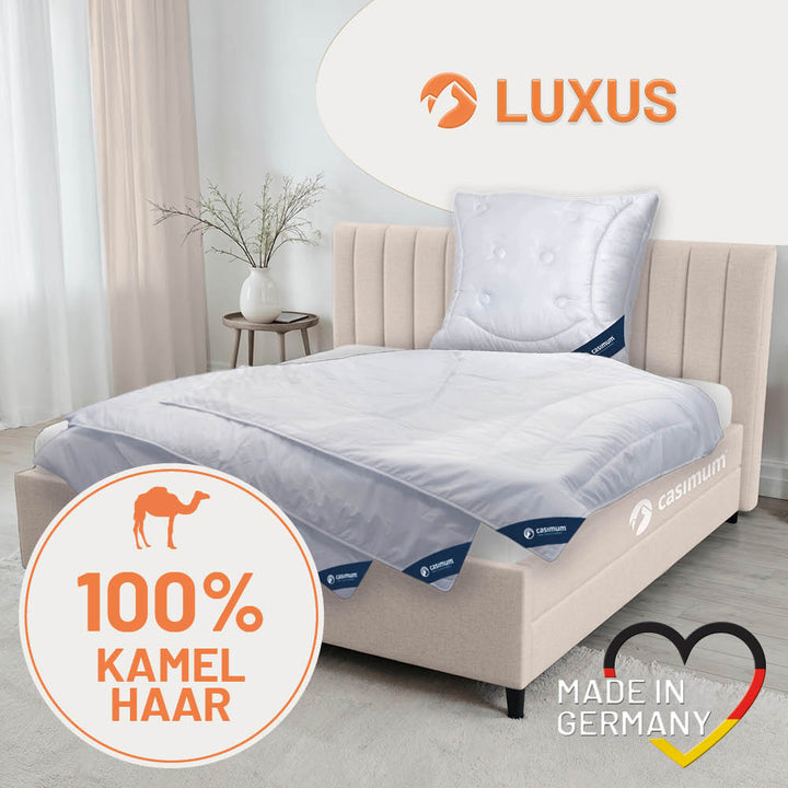 Kamelhaardecke »LUXUS« – 100% Kamelhaar für ein luxuriöses Schlaferlebnis