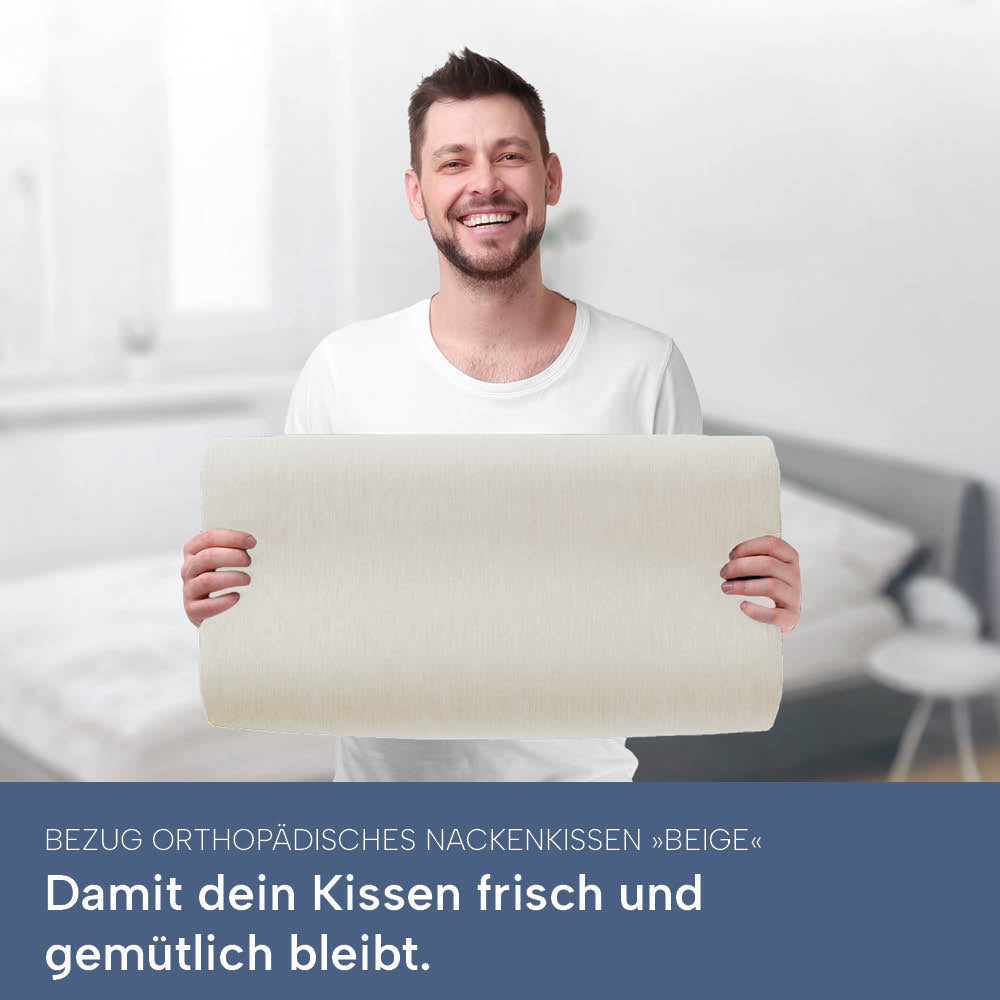 Schonbezüge Doppelpack »BEIGE« für Orthopädisches Nackenkissen »ERGO VARIO«