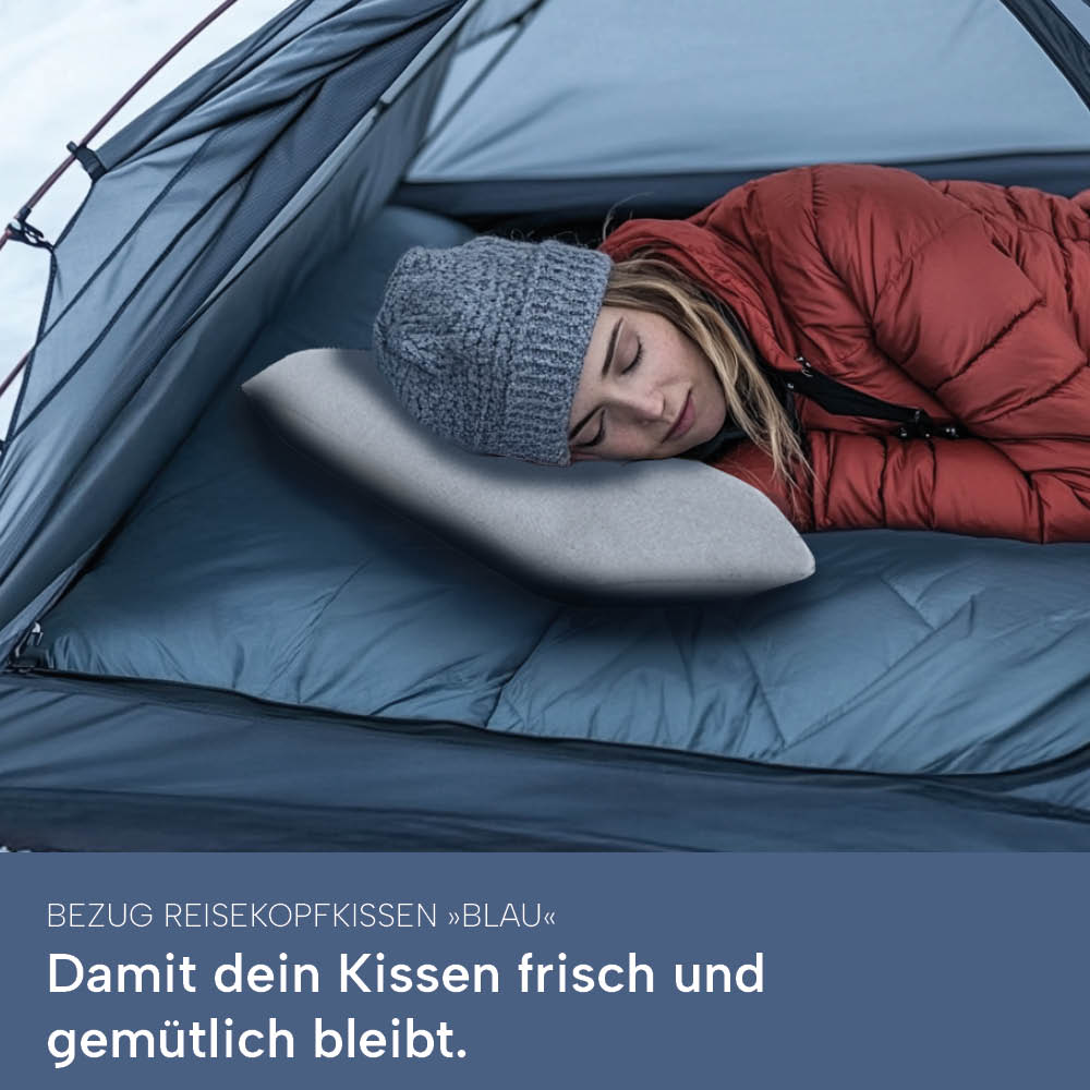 Schonbezüge Doppelpack »GRAU« für Reisekissen »SUPER TRAVEL«