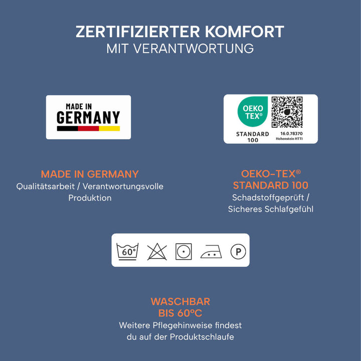 Faserdecke »COMFORT« – 100% Polyester mit luftiger 3D-Hohlfaser für erholsame Nächte