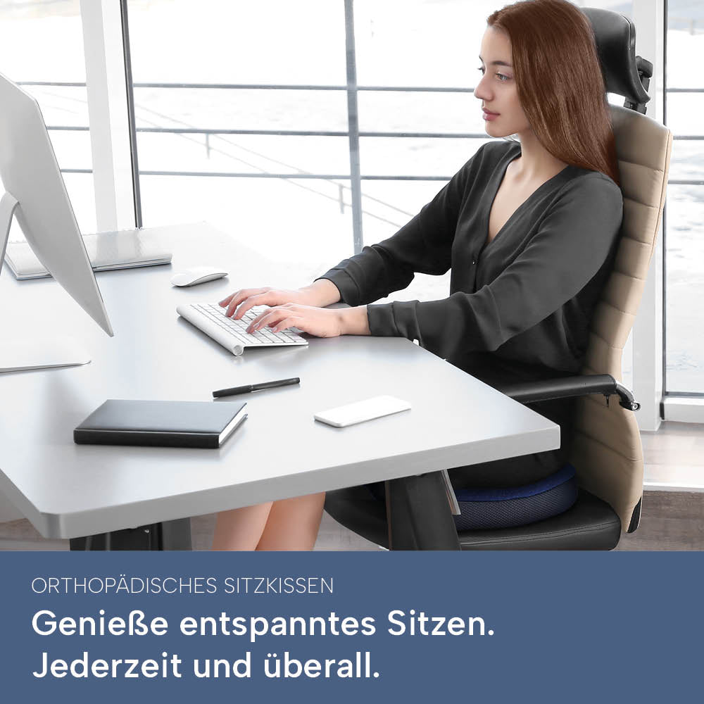Orthopädisches Sitzkissen »RELIEF«, Memory Foam, für gesundes und ergonomisches Sitzen