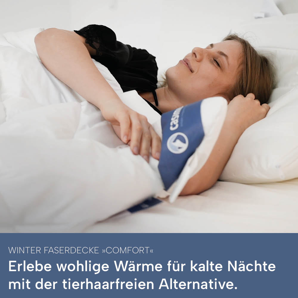 Winterfaserdecke »COMFORT« – 100% Polyester mit luftiger 3D-Hohlfaser für erholsame Nächte