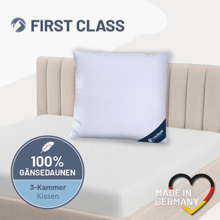 3-Kammer-Gänsedaunenkissen »FIRST CLASS« – 100% Gänsedaunen (Außen)