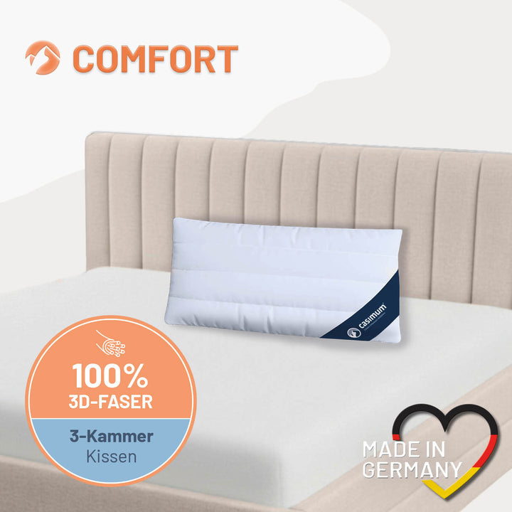 3-Kammer-Faserkissen »COMFORT« – 100% Polyester