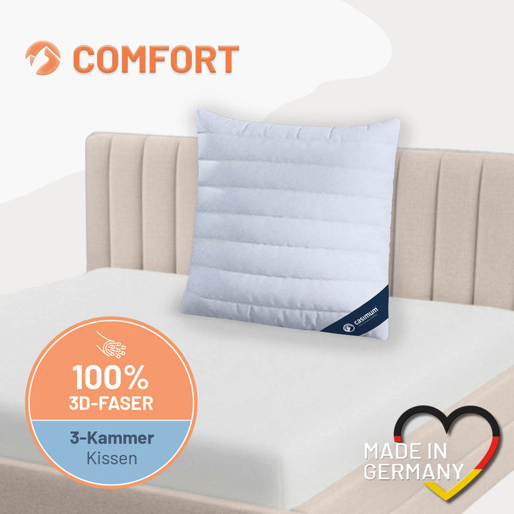 3-Kammer-Faserkissen »COMFORT« – 100% Polyester