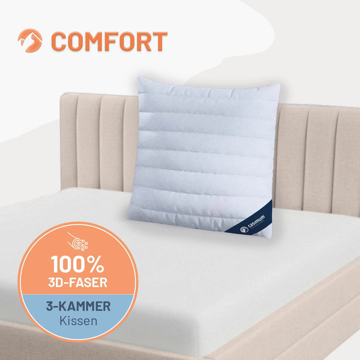 3-Kammer-Faserkissen »COMFORT« – 100% Polyester
