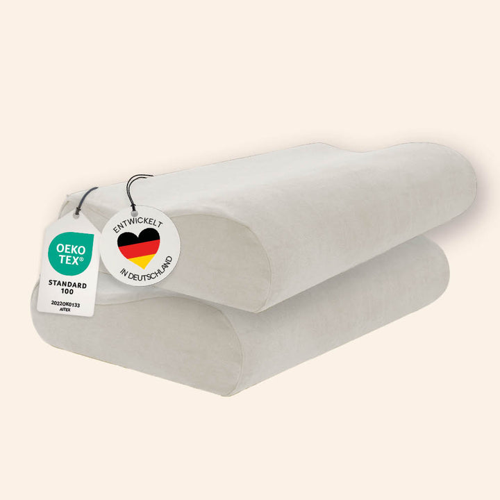 Schonbezüge Doppelpack »BEIGE« für Orthopädisches Nackenkissen »ERGO VARIO«