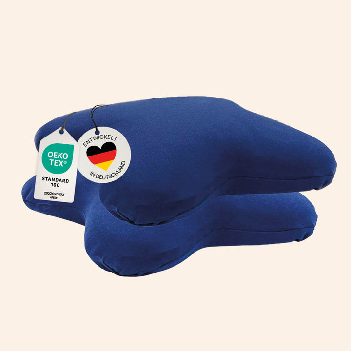 Schonbezüge Doppelpack »BLAU« für Schmetterlingskissen »BUTTERFLY«