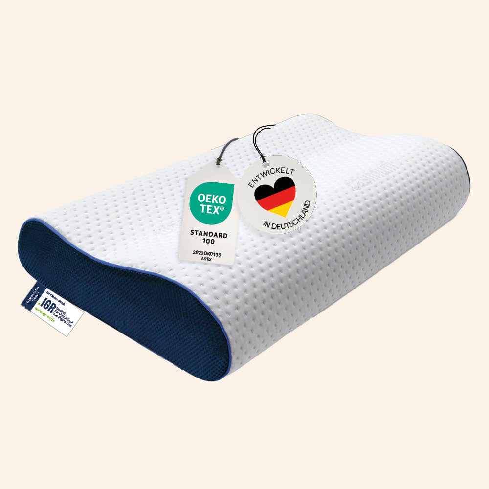 Orthopädisches Nackenkissen »ERGO VARIO«, Memory Foam, für beste Nackenunterstützung, zertifiziert vom Institut für Gesundheit & Ergonimie