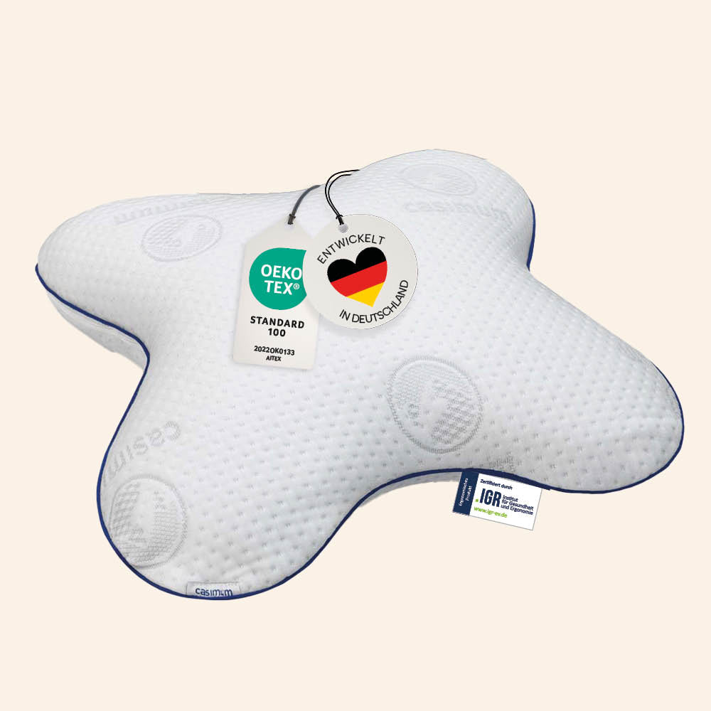 Schmetterlingskissen »BUTTERFLY«, Memory Foam, sehr gute Ergonomie, zertifiziert vom Institut für Gesundheit & Ergonomie