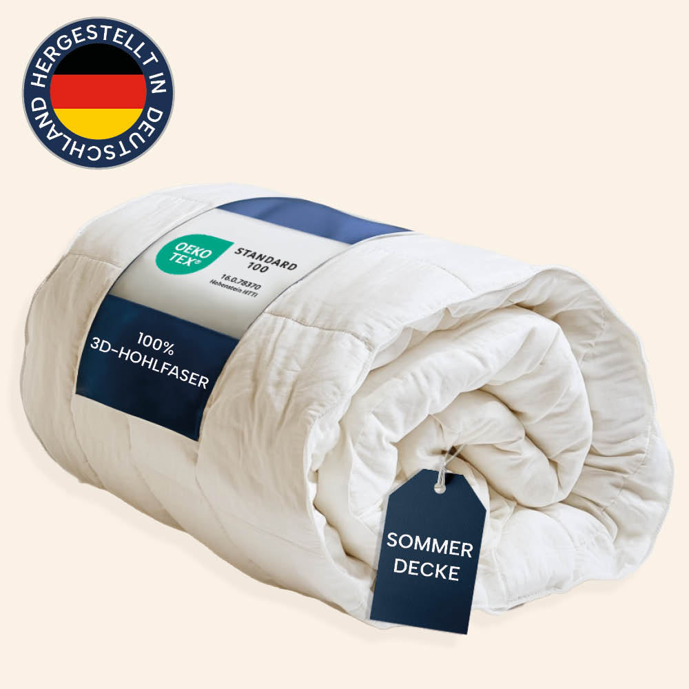 Faserdecke »COMFORT« – 100% Polyester mit luftiger 3D-Hohlfaser für erholsame Nächte
