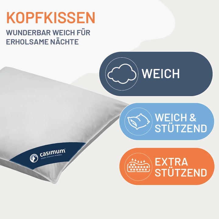 Feder- und Daunenkissen »COMFORT« – 85% Federn, 15% Daunen