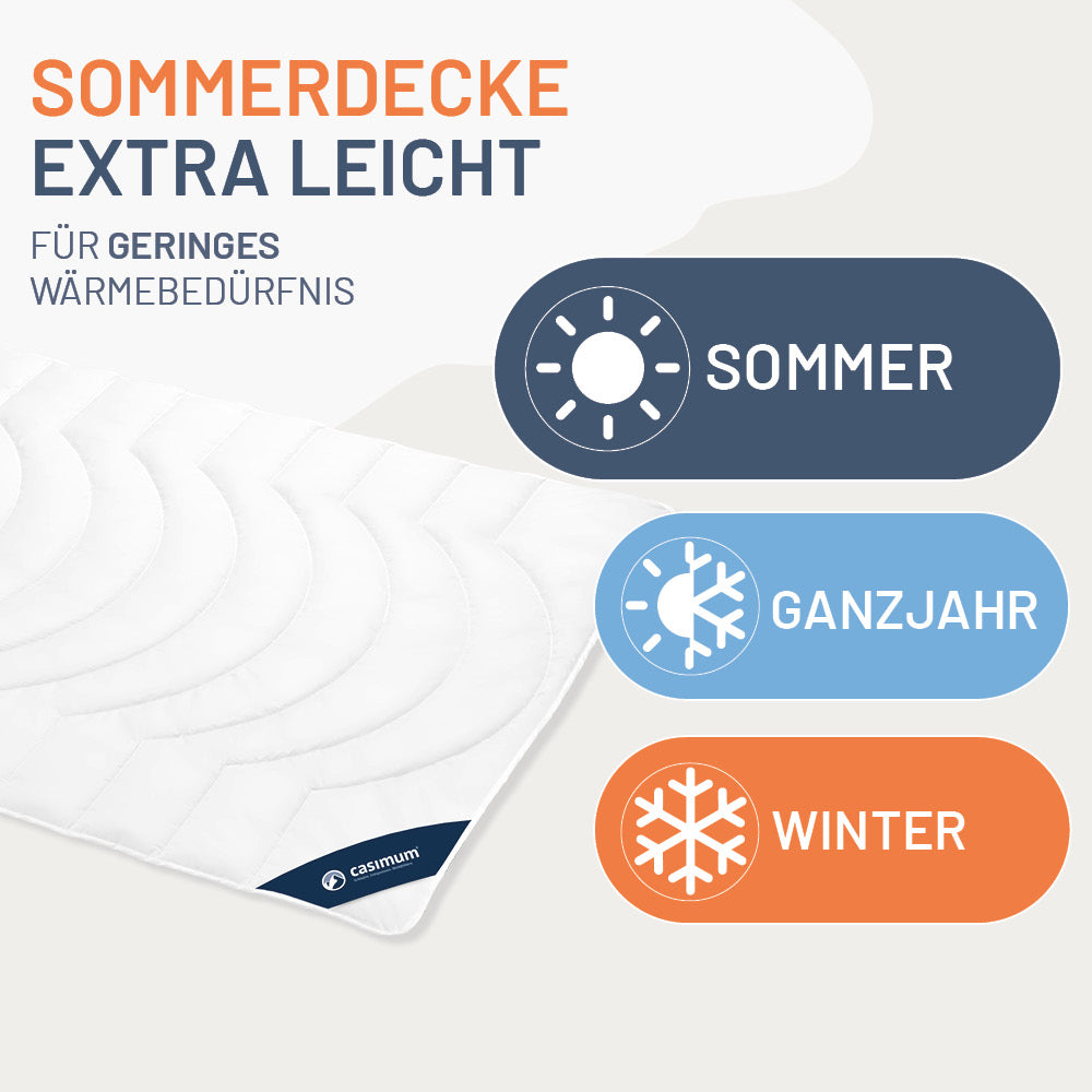 Faserdecke »COMFORT« – 100% Polyester mit luftiger 3D-Hohlfaser für erholsame Nächte