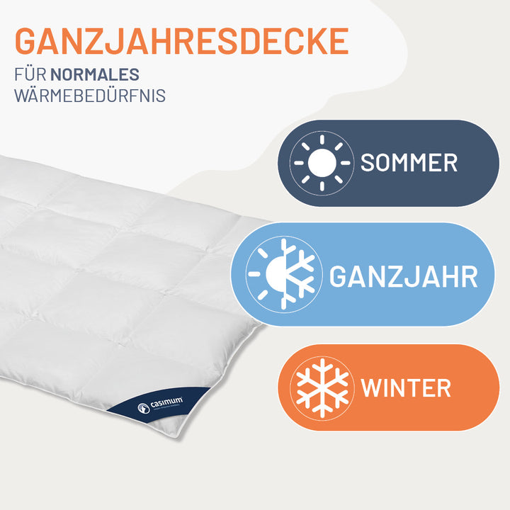 Daunendecke »LUXUS« – 100% Daunen