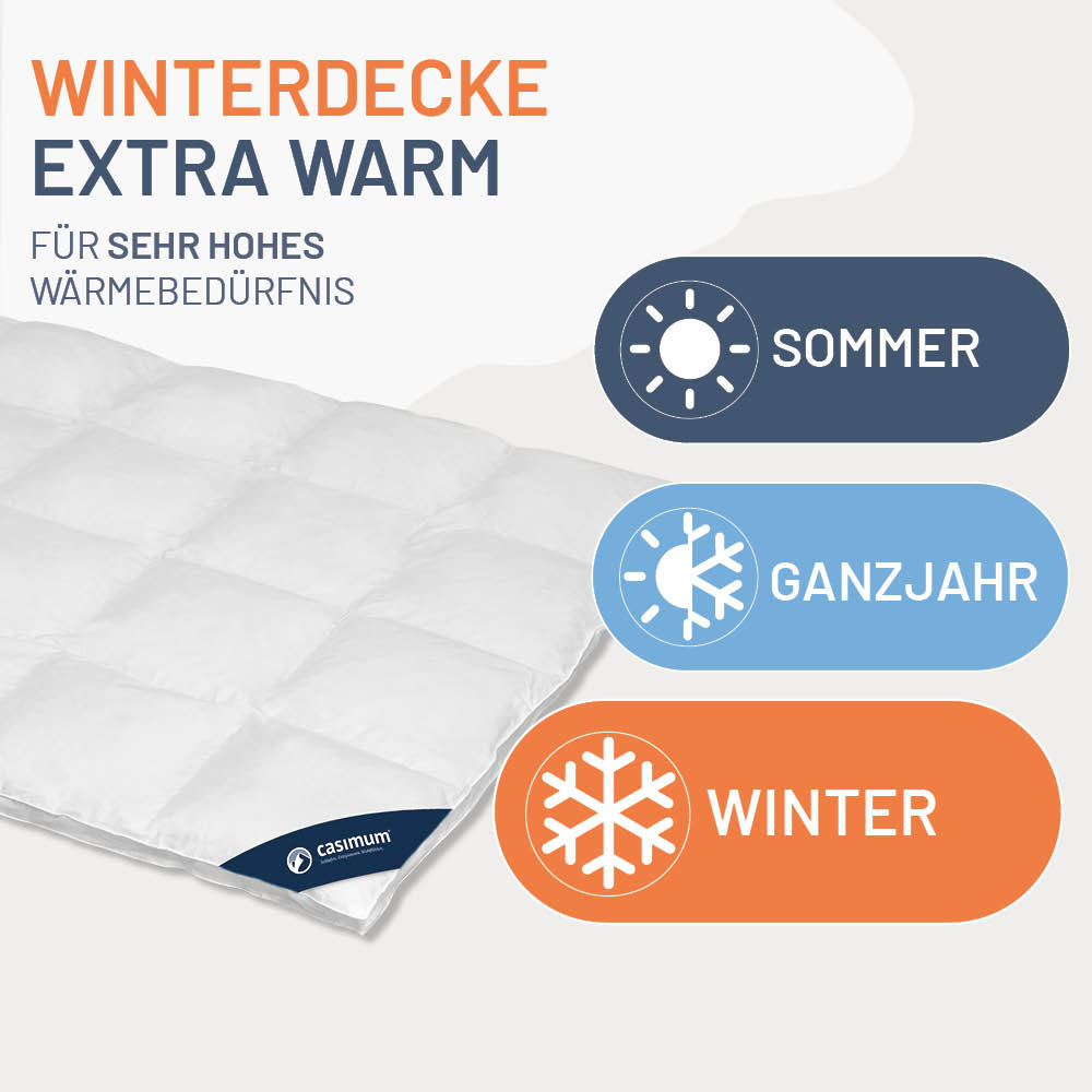 Daunendecke »LUXUS« – 100% Daunen