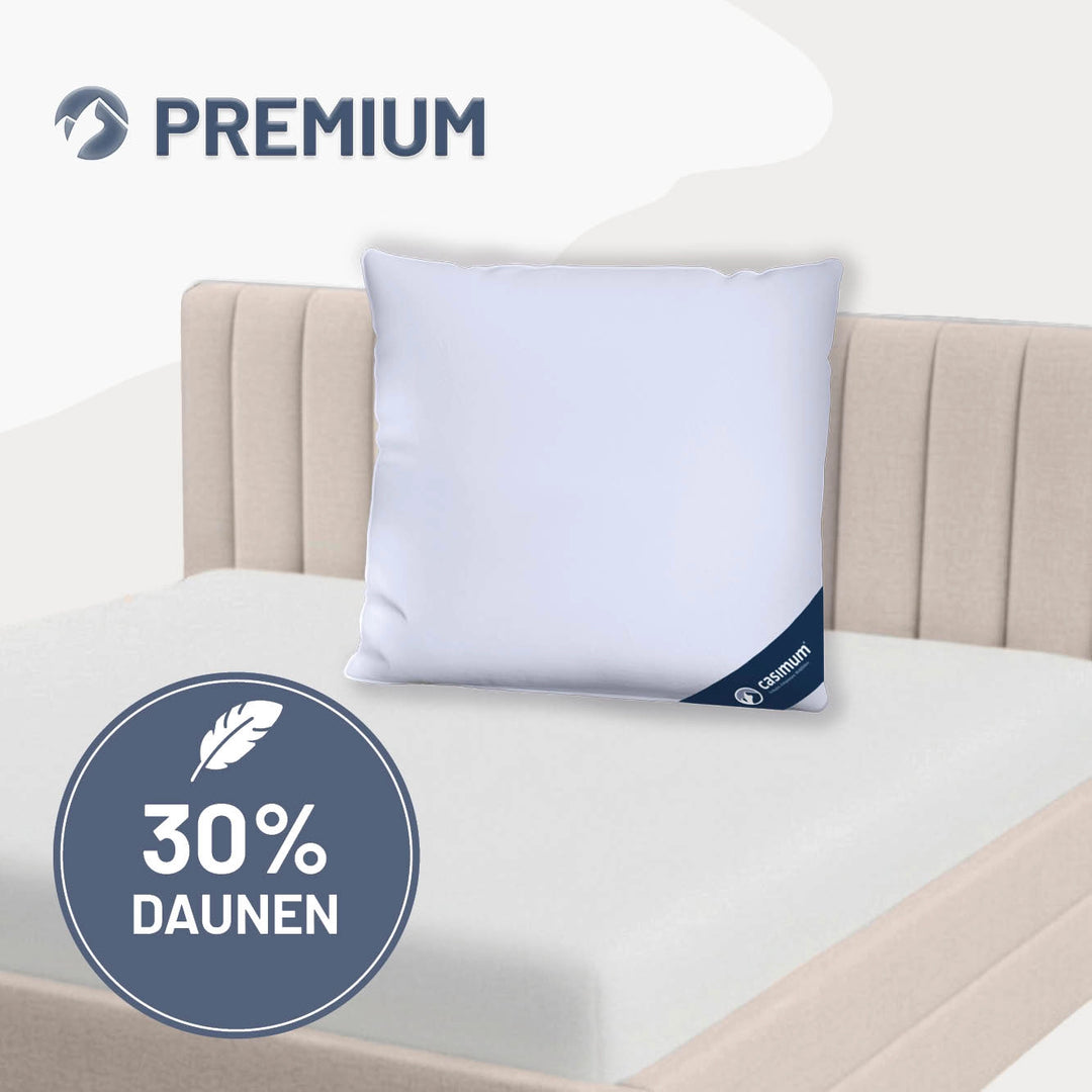 Feder- und Daunenkissen »PREMIUM« – 70% Federn, 30% Daunen