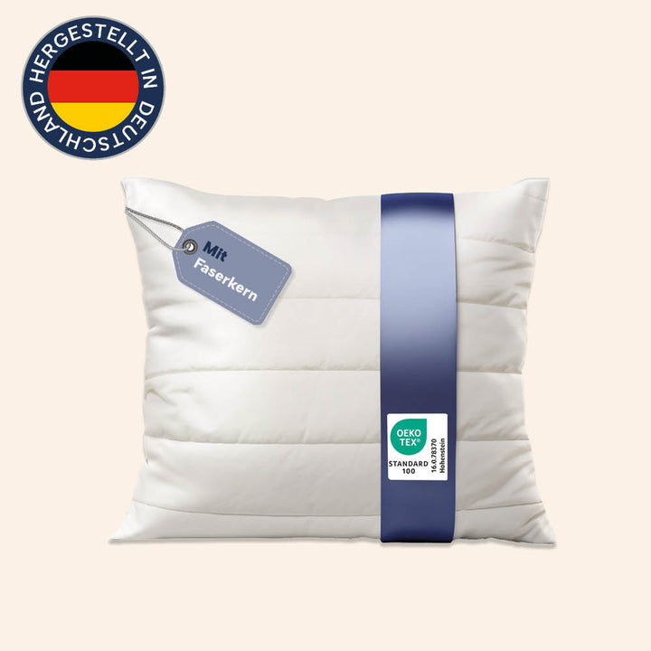 3-Kammer-Faserkissen »COMFORT« – 100% Polyester mit 3D-Hohlfaser für erholsame Nächte