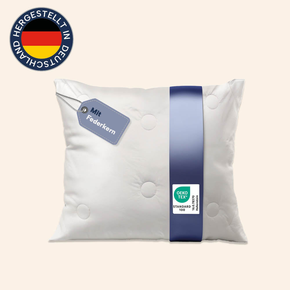 3-Kammer-Kamelhaarkissen »LUXUS« – 100% Kamelhaar (Außen) für ein luxuriöses Schlaferlebnis