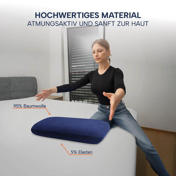 Schonbezüge Doppelpack »BLAU« für Nackenkissen »COMFORT«