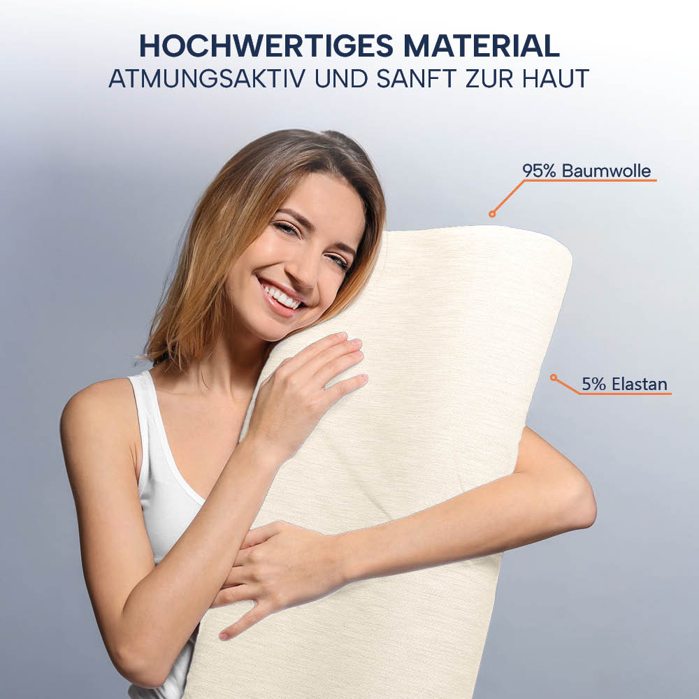 Schonbezüge Doppelpack »BEIGE« für Orthopädisches Nackenkissen »ERGO VARIO«