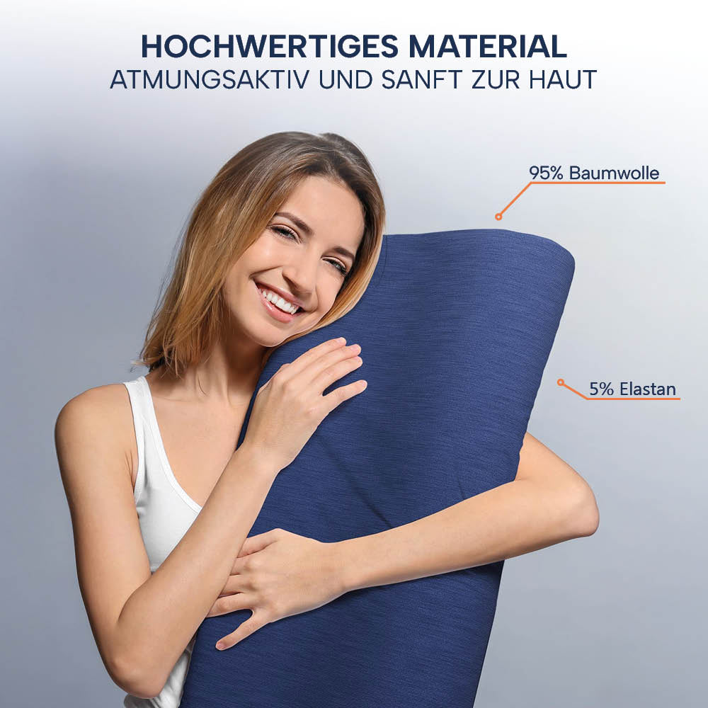 Schonbezüge Doppelpack »BLAU« für Orthopädisches Nackenkissen »ERGO VARIO«
