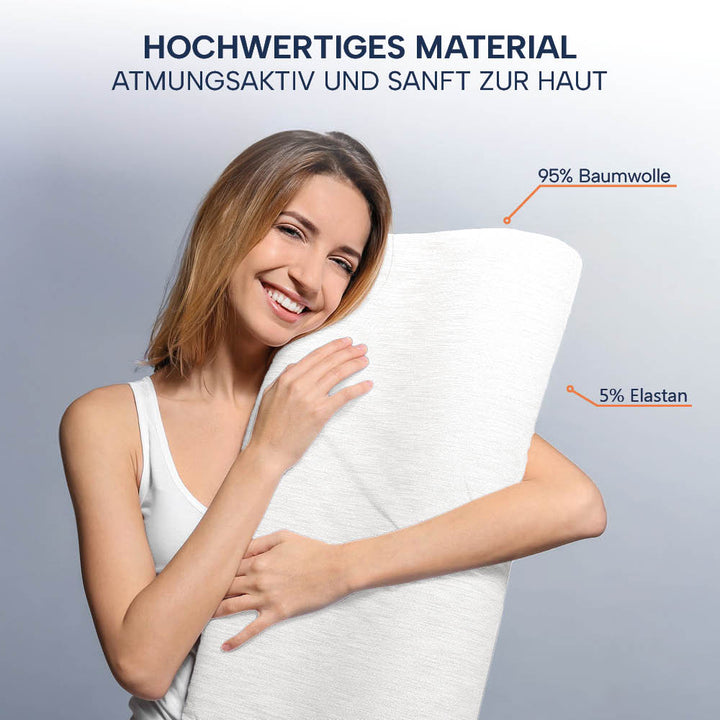 Schonbezüge Doppelpack »WEISS« für Orthopädisches Nackenkissen »ERGO VARIO«