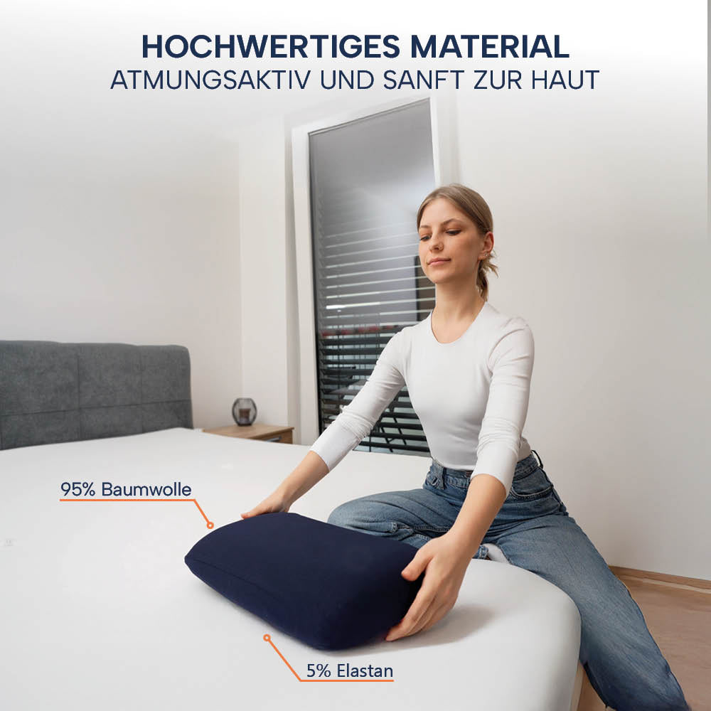 Schonbezüge Doppelpack »BLAU« für Reisekissen »SUPER TRAVEL«