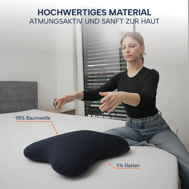 Schonbezüge Doppelpack »BLAU« für Schmetterlingskissen »BUTTERFLY«