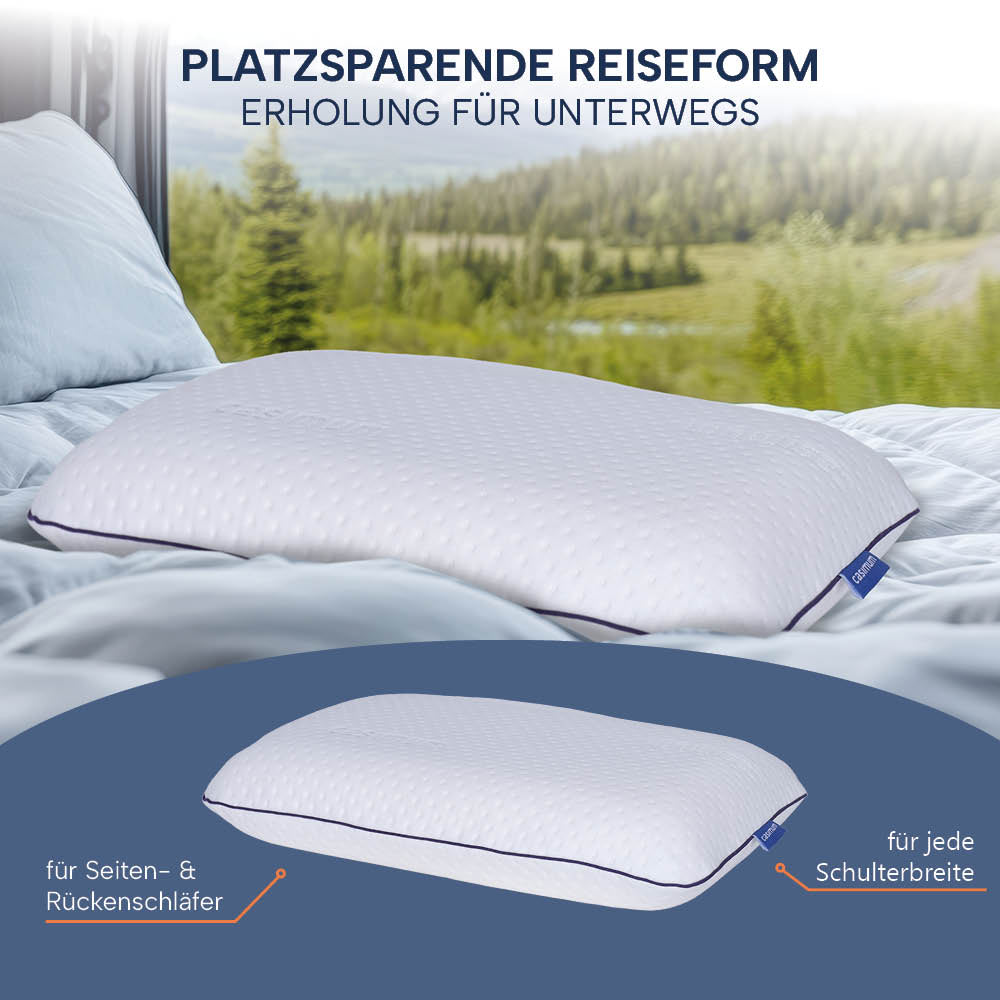 Reisekissen »SUPER TRAVEL«, Memory Foam, für bequemen Schlaf auf Reisen