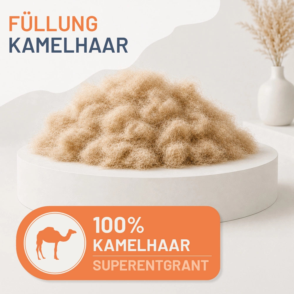 Kamelhaardecke »LUXUS« – 100% Kamelhaar
