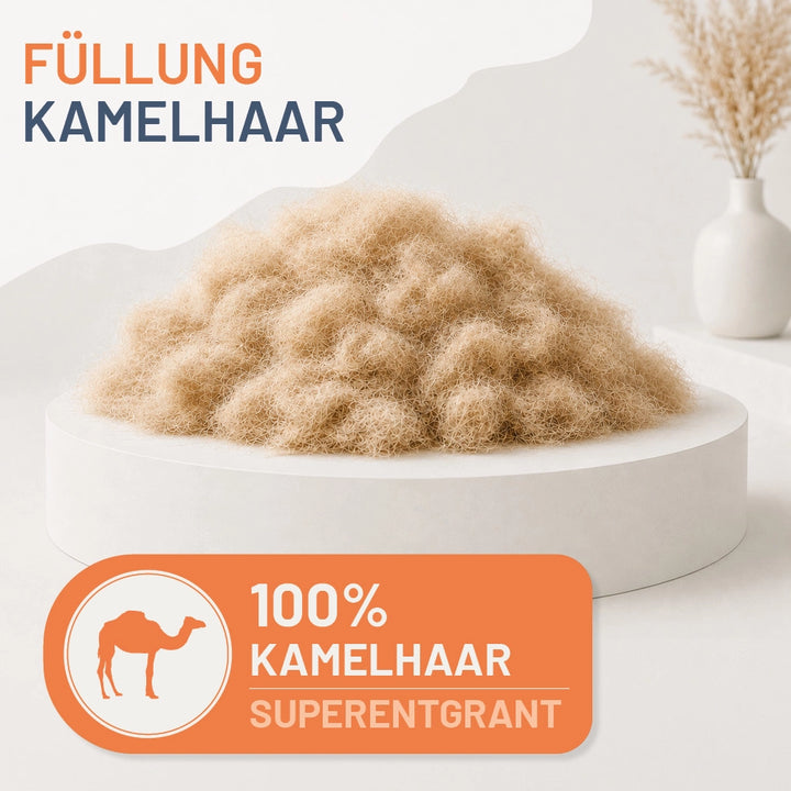 Kamelhaardecke »LUXUS« – 100% Kamelhaar