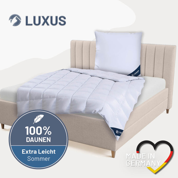 Daunendecke »LUXUS« – 100% Daunen