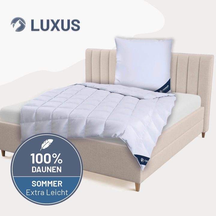 Daunendecke »LUXUS« – 100% Daunen