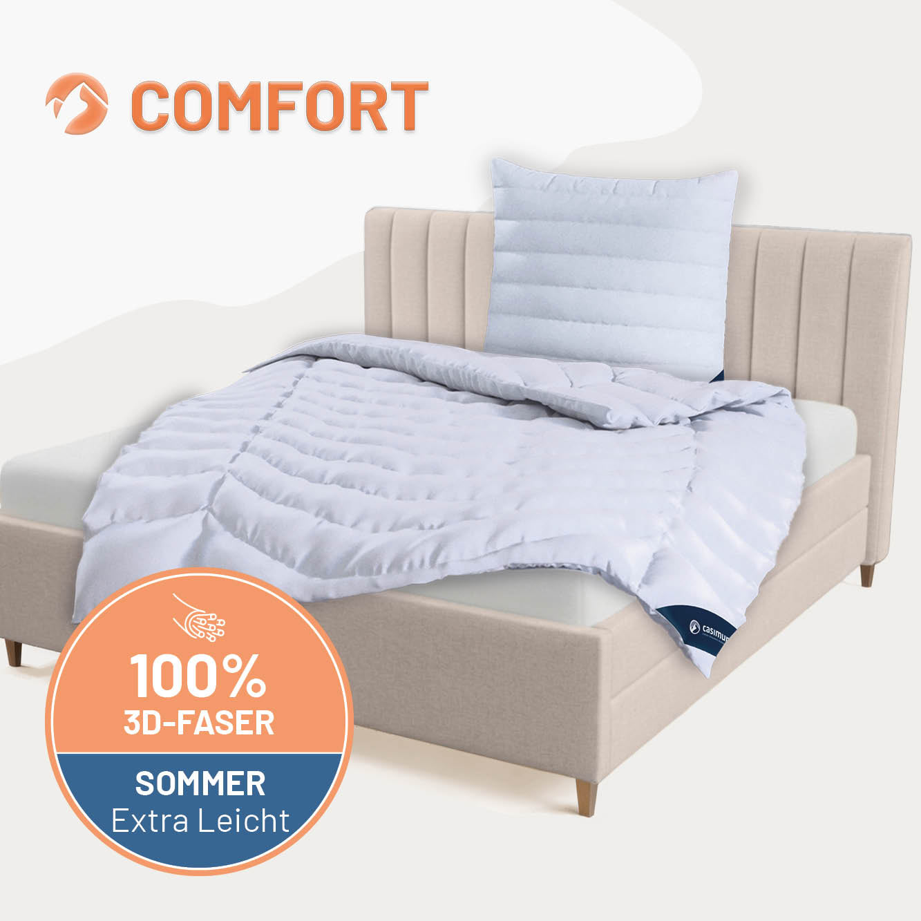 Faserdecke »COMFORT« – 100% Polyester