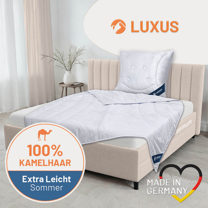 Kamelhaardecke »LUXUS« – 100% Kamelhaar für ein luxuriöses Schlaferlebnis