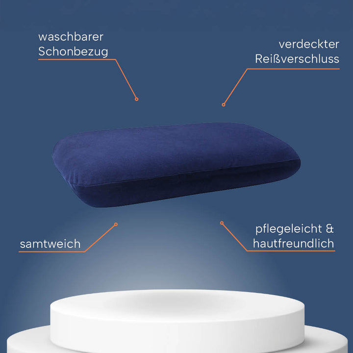 Schonbezüge Doppelpack »BLAU« für Nackenkissen »COMFORT«
