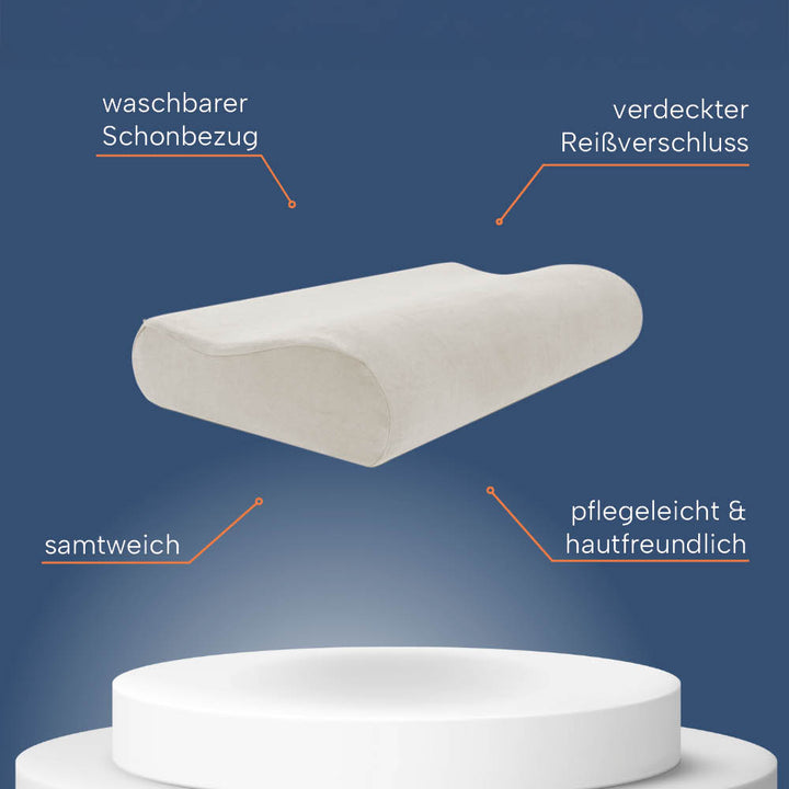 Schonbezüge Doppelpack »BEIGE« für Orthopädisches Nackenkissen »ERGO VARIO«